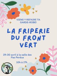 Affiche friperie 1