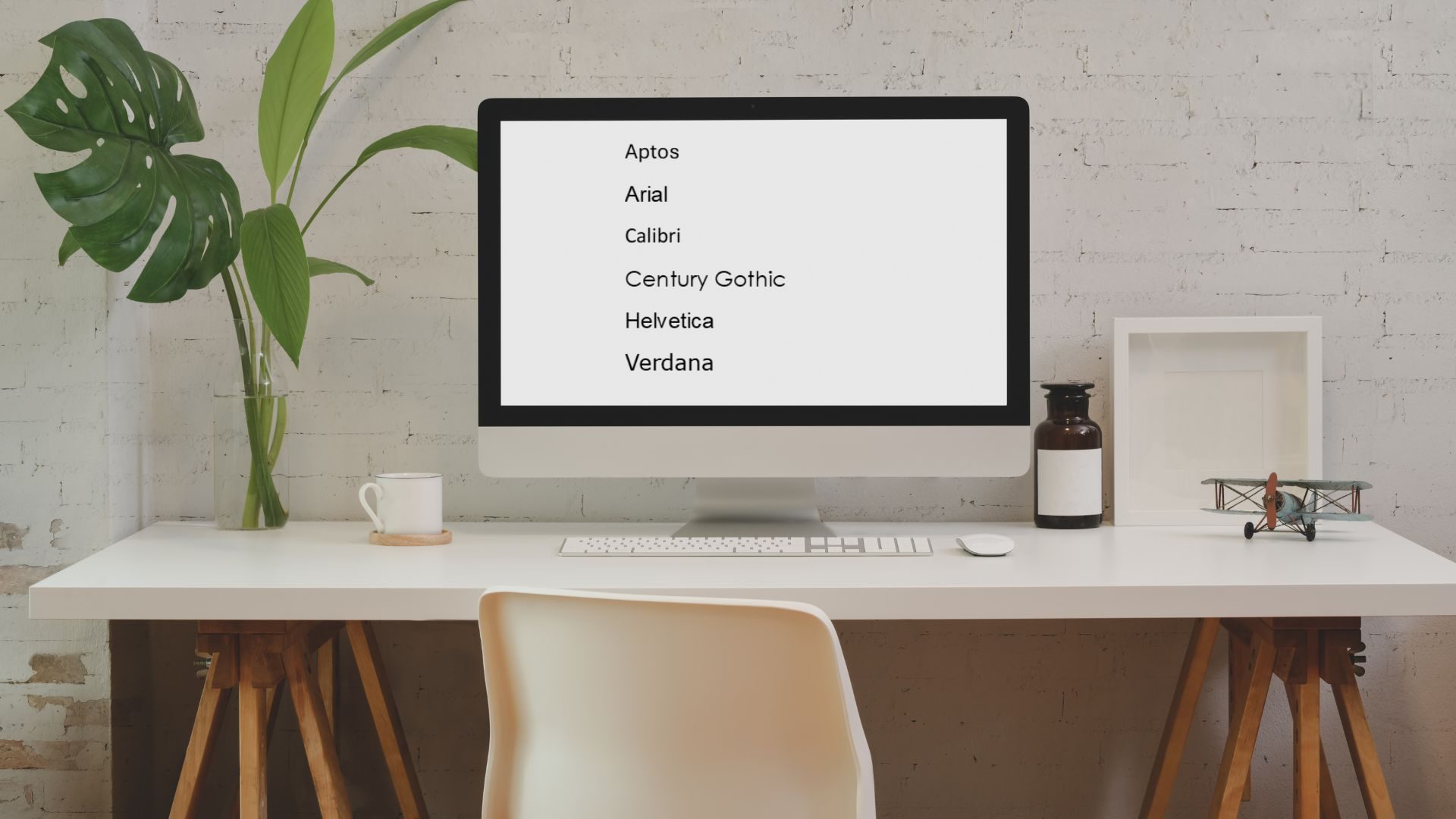 Aptos Arial Calibri Century Gothic Helvetica Verdana