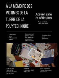 Conférence zine 6 décembre 2024 affiche2