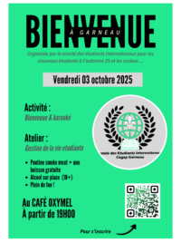 Activité de bienvenue