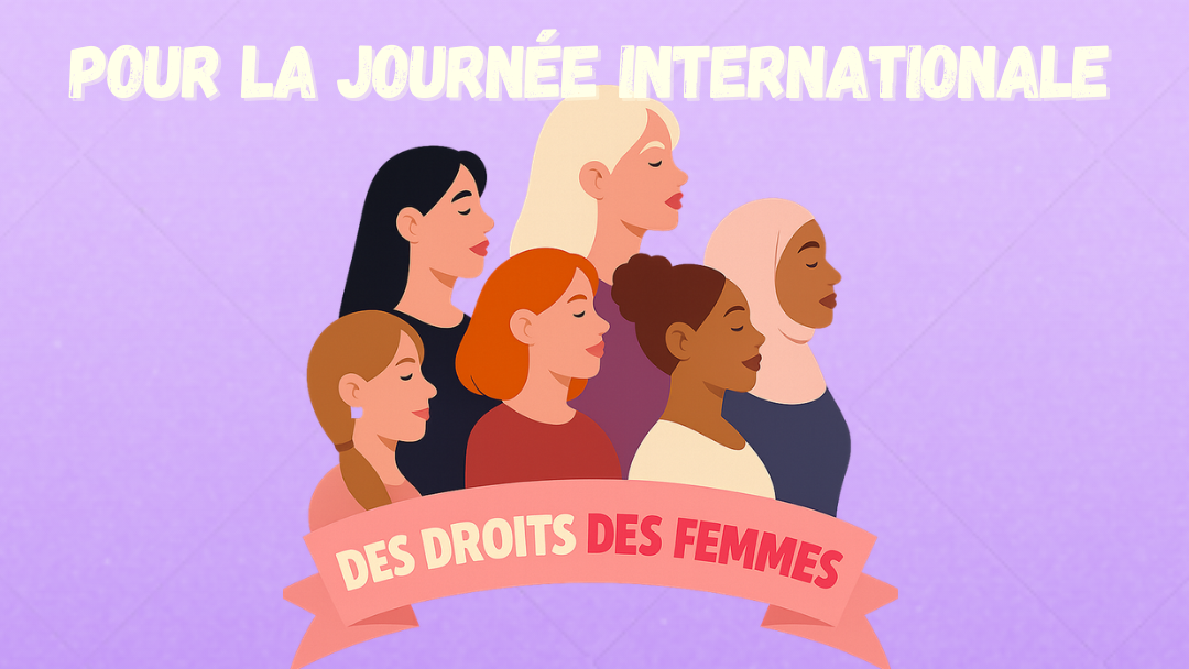 Publication Instagram Journée de la Femme Graphique Moderne Rose Violet 3