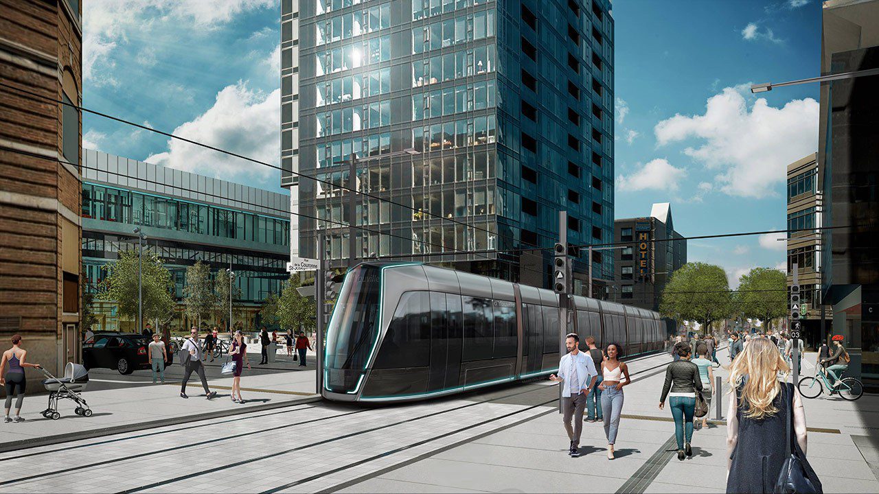 Tramway Quebec couronne