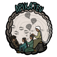 Illustration apikateu couleurs